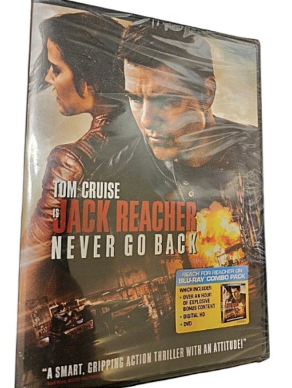 Sealed Jack Reacher Never Go Back DVD Starring Tom Cruise